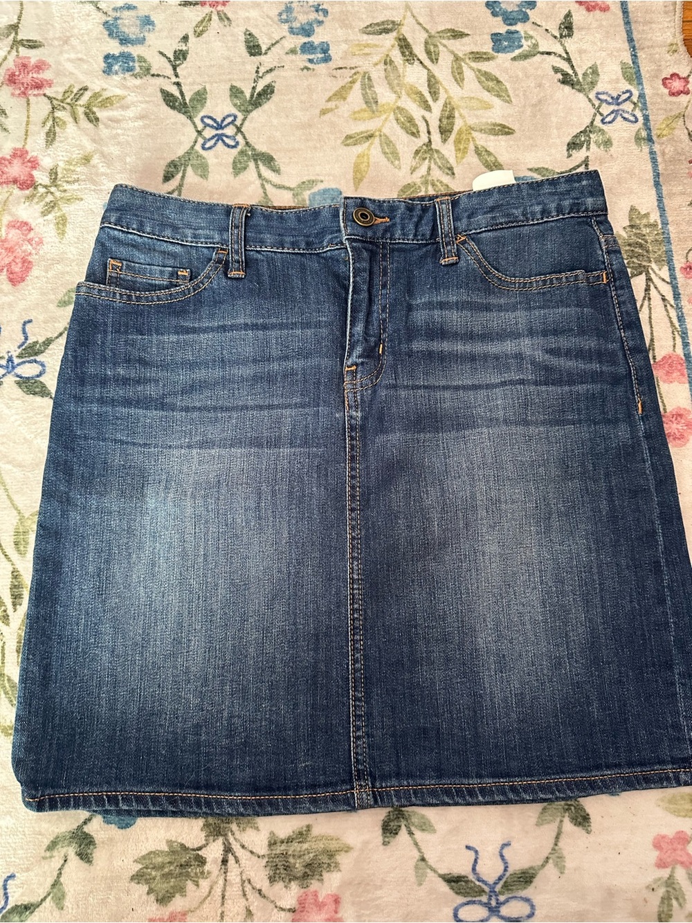 Tommy Hilfiger Dark Blue Denim Mini Skirt